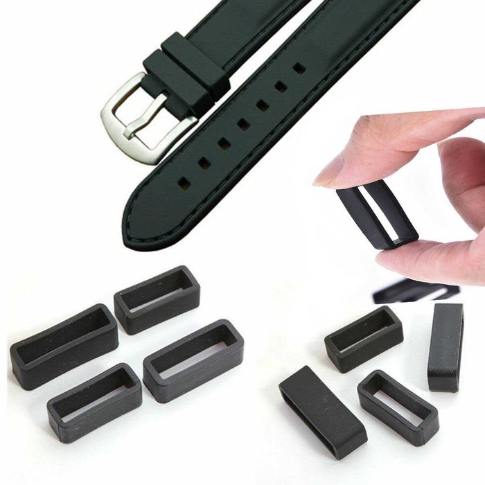 ХАЛКА, ГАЙКА и КАИШКА за ЧАСОВНИК. Държачи, Силиконови Гайки за КАИШКИ