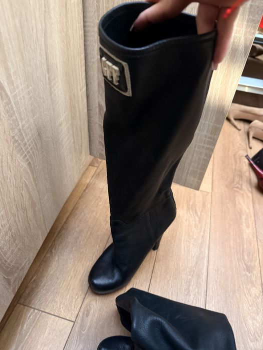 Черни боти с ток,изключително удобни и елегантни