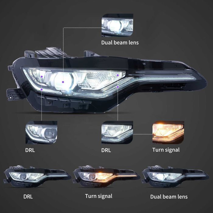Комплект Full LED фарове за Chevrolet Camaro RS SS 2018 - 2024