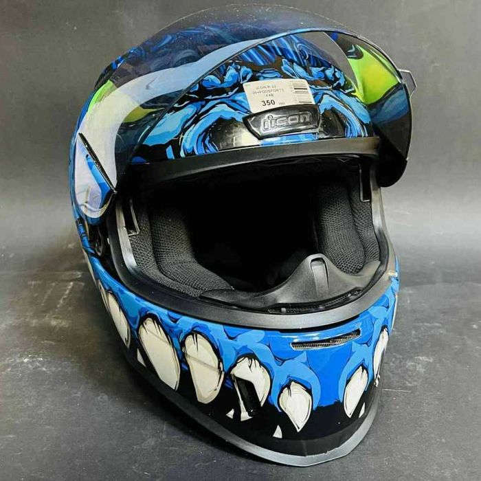Каска с интерком ICON R-22-05 + FODSPORTS FX8