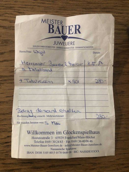 Ceas Baume & Mercier Hampton