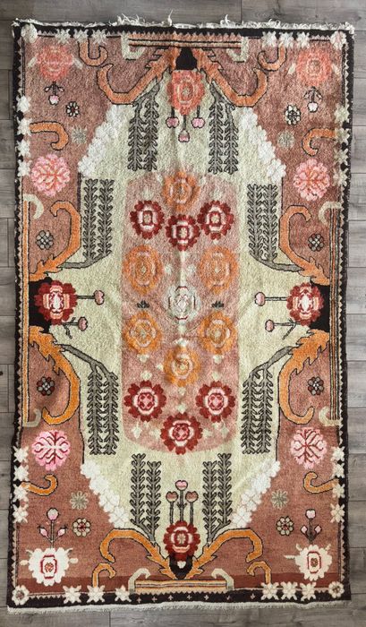 Антикварный древний китайский ковер, около 150 лет