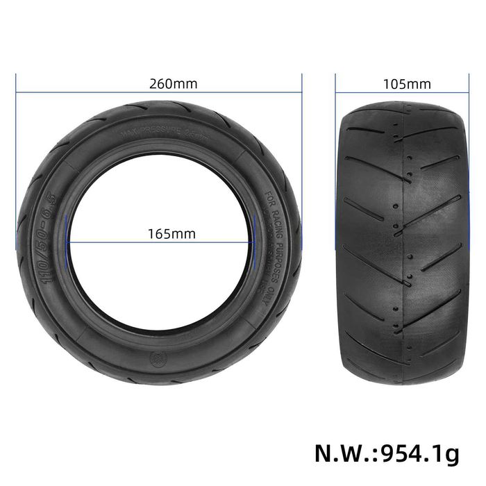 Cauciuc cu camera 110/50-6.5 Pocket Bike, produs nou, lichidare stoc magazin, oferta