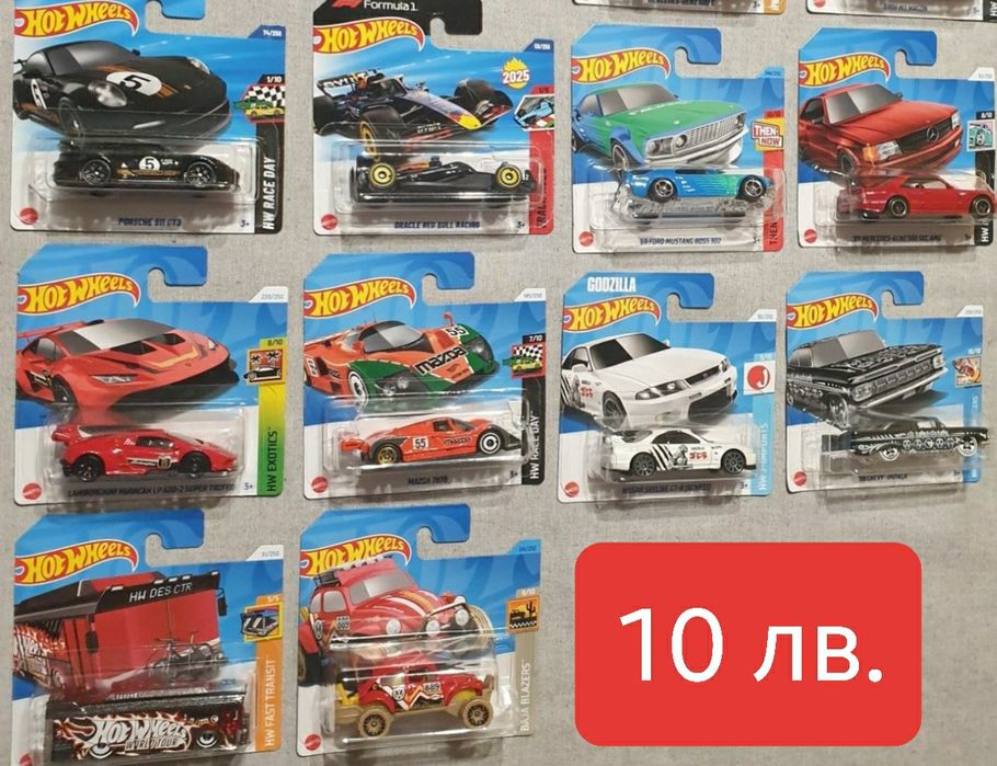 Колички Hot Wheels модели.