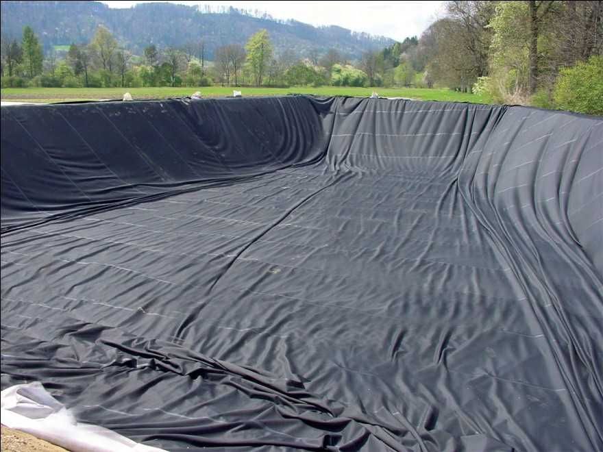 Геомембрана гидроизоляционная HDPE (полиэтиленовая)