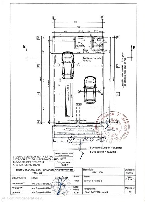 Spațiu comercial ,hala metalica,service auto