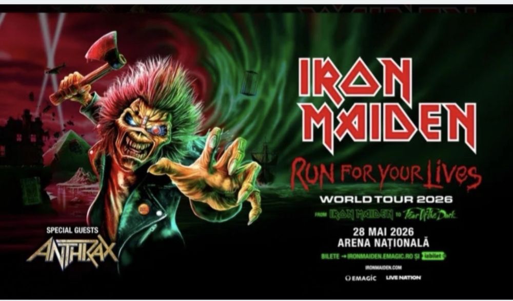 Bilete Iron Maiden