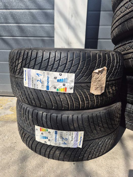 2 Anvelope M+S IARNA - 245/40/18 97W - Michelin Pilot Alpin 5 - NOI - DOT 2021 !