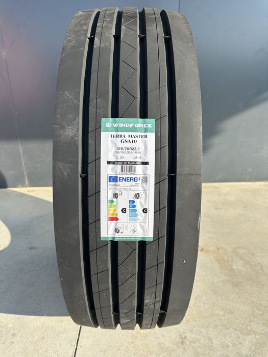 Нови Тежкотоварни Гуми WINDFORCE TERRA MASTER GSA10 315/70R22.5 156/150L (152/148M)