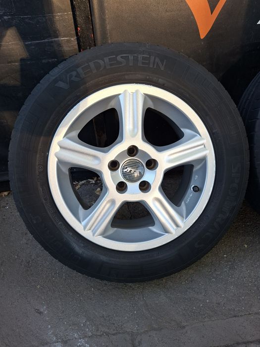 15" 5X100mm Немски Алуминиеви джанти с гуми 195/65/15