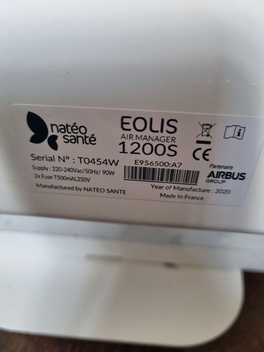 Purificator aer profesional Eolis Air Manager 1200S