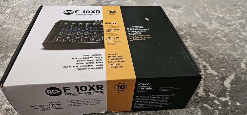 Mixer RCF FX10 Profesional cu Dsp Fx si Usb ptr inregistrari