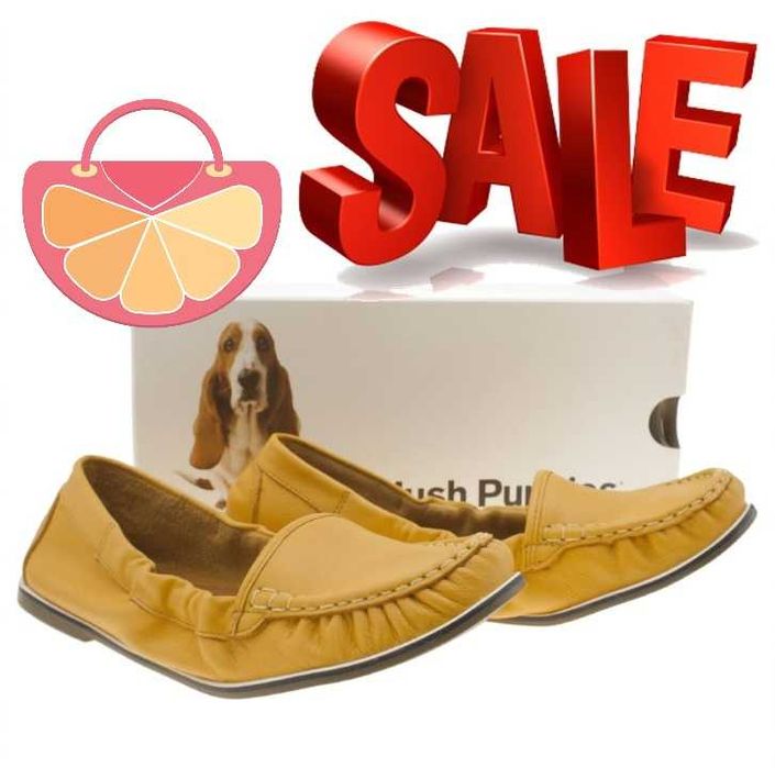 HUSH PUPPIES № 38 – Дамски еспадрили ест. кожа "YELLOW KARLOTTA" нови