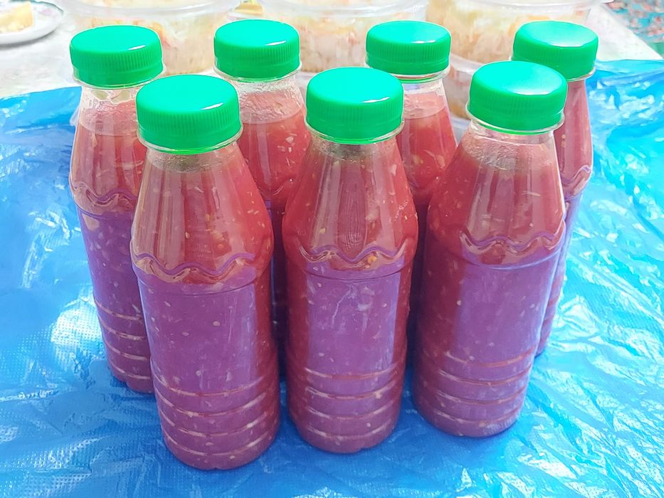Продаётся  квашеная  капуста  и огонёк