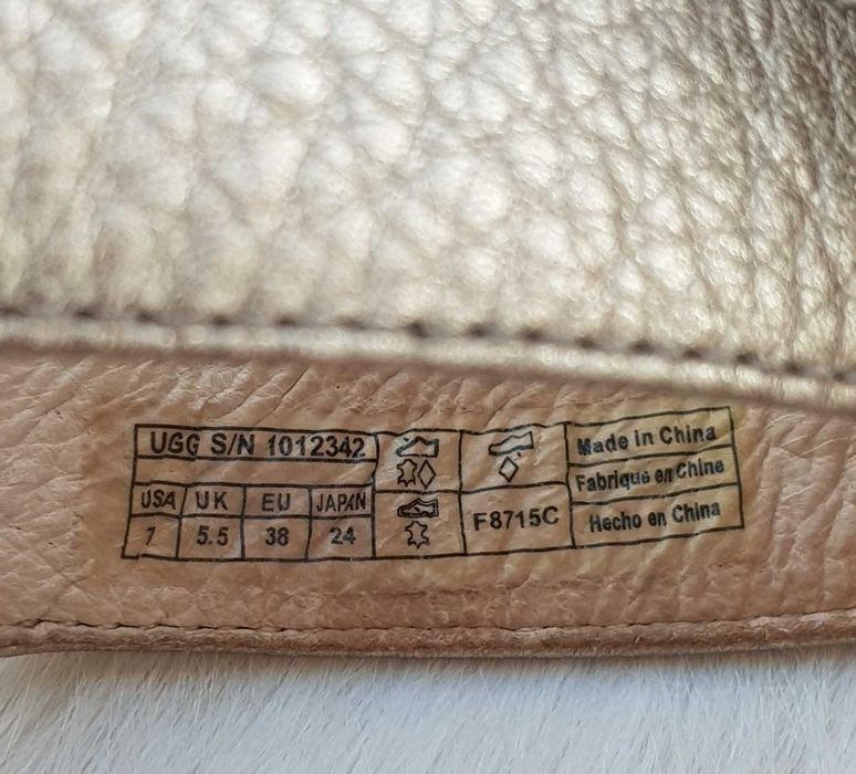 Дамски сандали UGG №37/38 естествена кожа