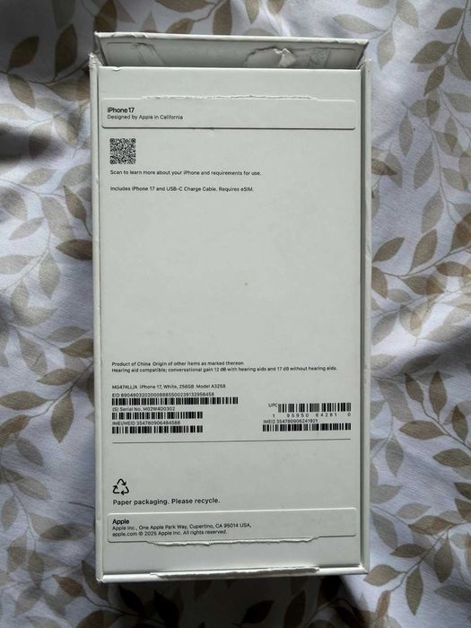 Apple Iphone 17 256 ГБ