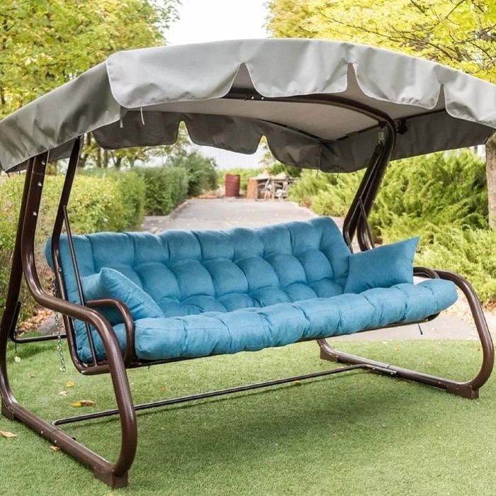 Садовые качели с москитной сеткой