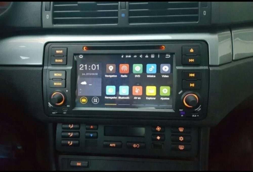 Мултимедия Бмв 9 инча android  bmw E46 E39 X5 Навигация андроид Бмв
