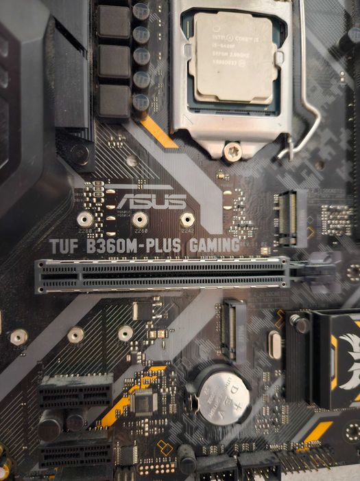 kit asus tuf b360m plus gaming  procesor intel core  i5 9400f soket 1151v2