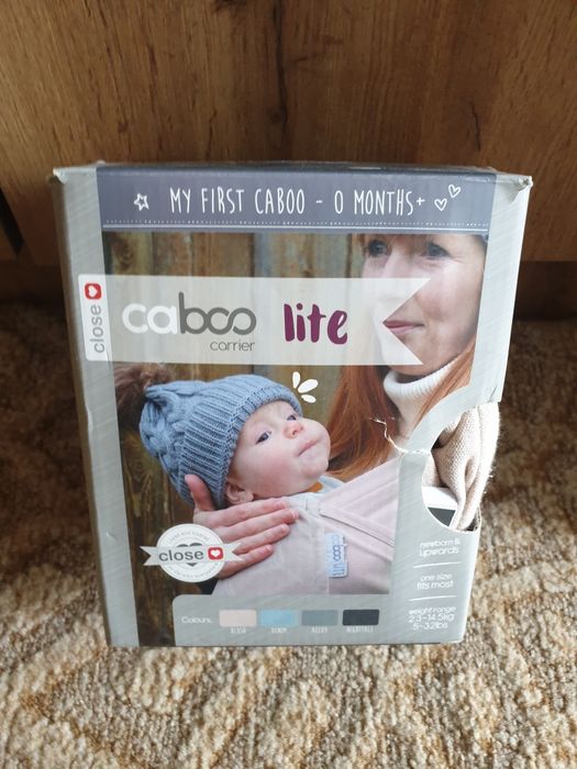 Хибриден слинг Caboo Lite, цвят Blush, 2.3-14.5kg
