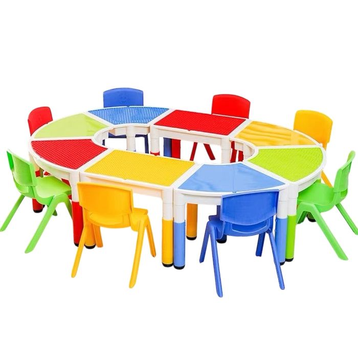 Детский игровой лего-стол 2в1