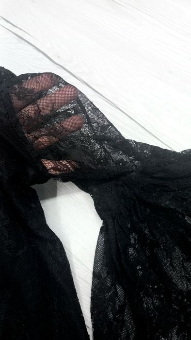 Бутикова риза прозрачна дантела S