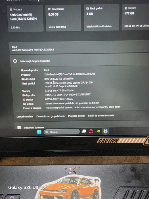 Leptop gaimng Asus TUF15