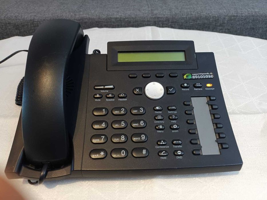 Telefon fix Snom 320 VOIP SNO-320-BK