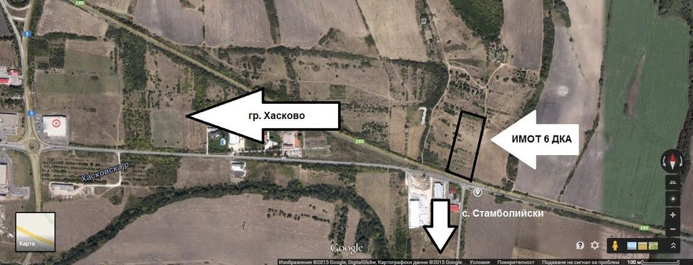 Продава се Парцел в с. Стамболийски, Област Хасково - 6000 кв.м за 7 €/кв.м - Снимка #1