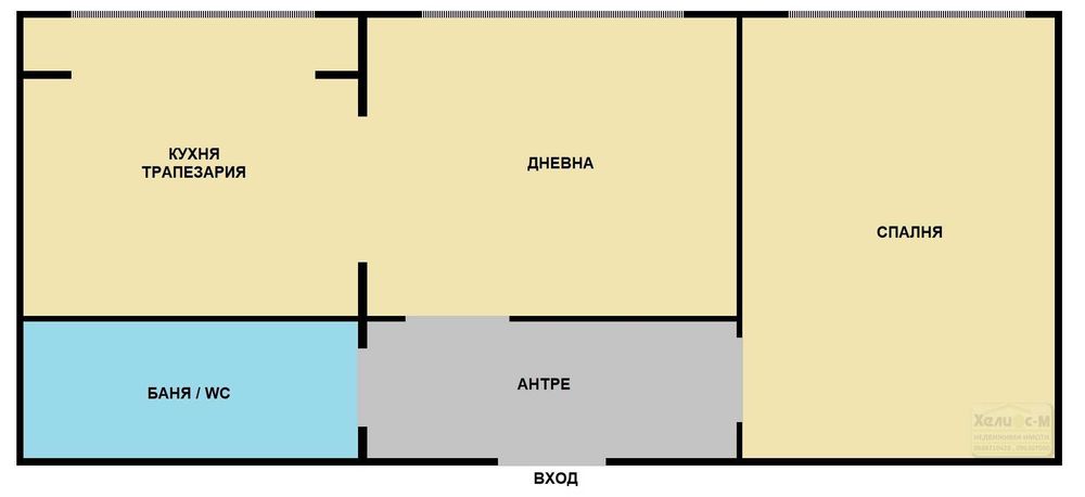 Продава се Двустаен апартамент в Монтана, Идеален център - 62 кв.м за 1604 €/кв.м - Снимка #16