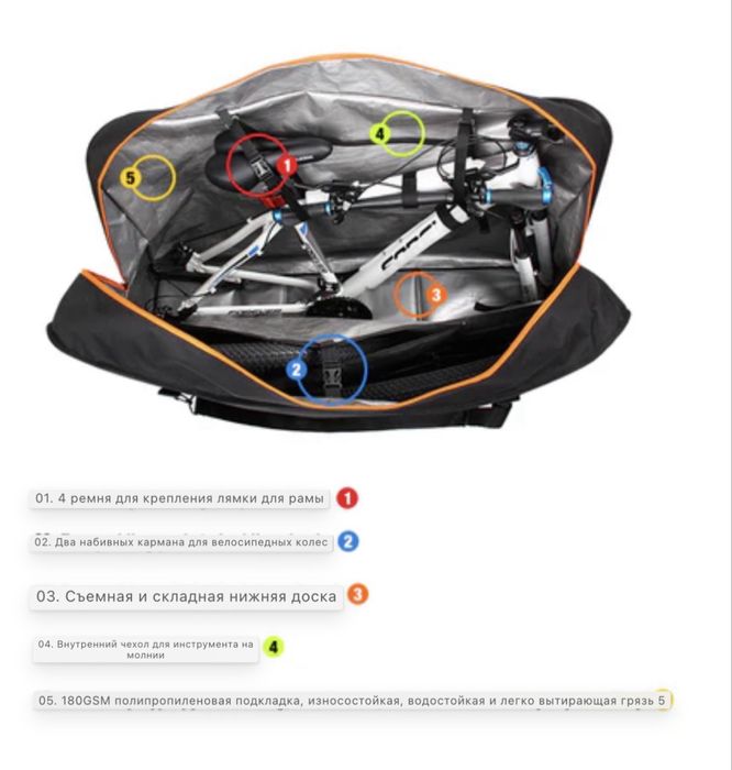 Велосипедная сумка (велокейс)