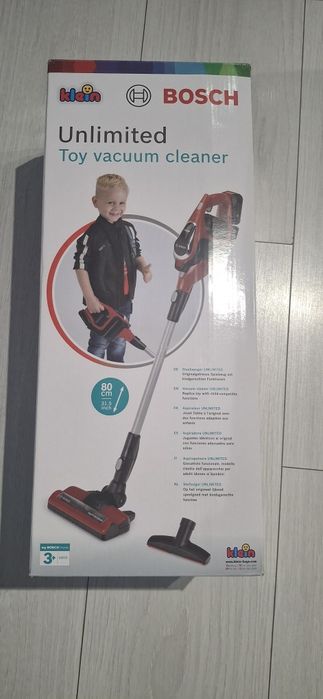 Aspirator vertical de jucarie, Bosch, Rosu