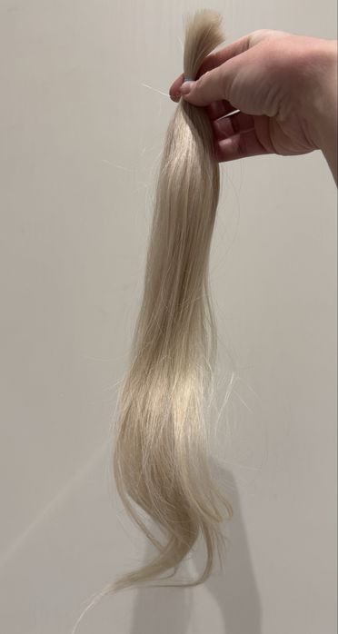 Натуральный донорский волос 50 см