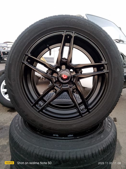 R16 qora glansivey diska balon