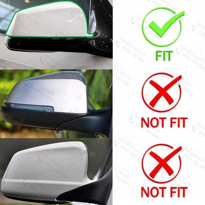 Capace oglinda negru lucios BMW F10 F11,F01, F06