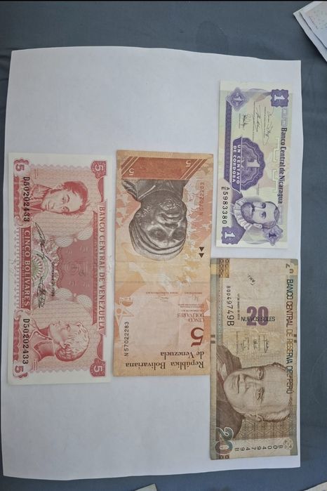 Bancnote Romanesti,Sud-americane,Asiatice,est-europene