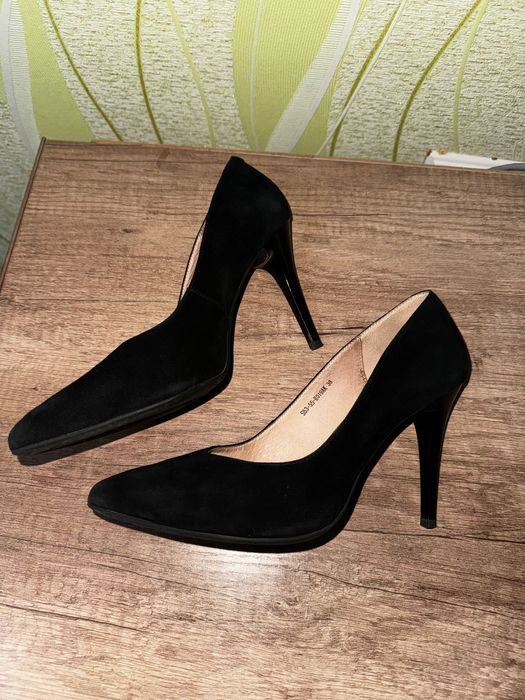 Туфли женские замшевые