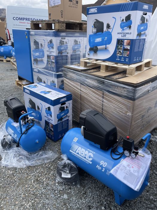 Compresor aer 500l ABAC 5,5Hp/4Kw 11bar NOU 2025