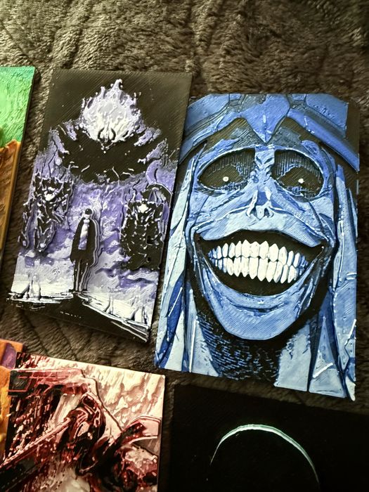 Аниме релефни пластмасови карти - за колекция или подарък