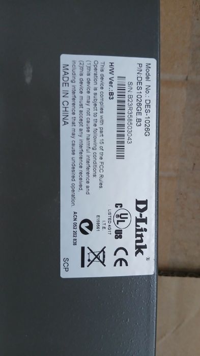 Коммутатор D-Link DES-1026G. 26, 16 портов