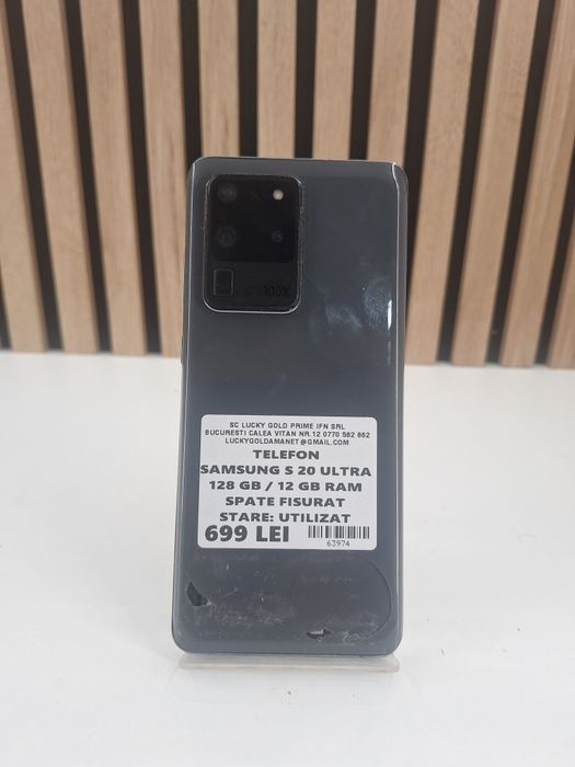 Samsung S20 Ultra Spate Fisurat 128Gb 12 Gb #63974