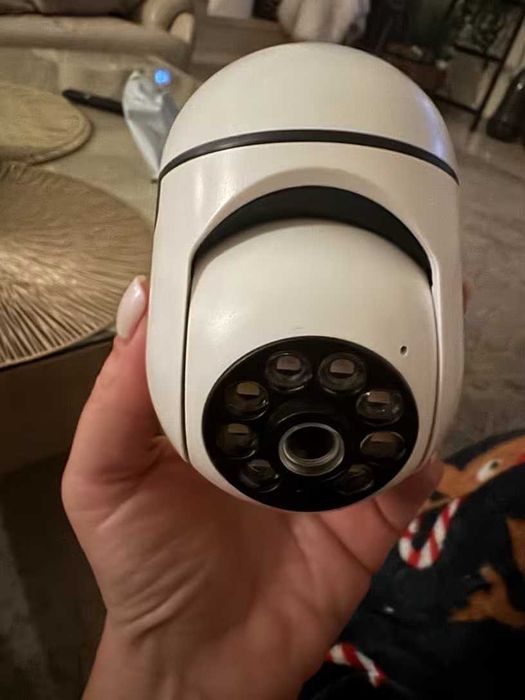 Camera video supraveghere rotativa FullHD, IP, microfon dual, led, IR