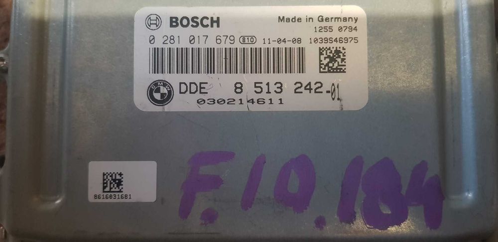 Kit pornire ECU CAS BMW F10 F30 F25 F20 N47D20C DDE 8513242 8518477 8584276 8576333 8578944 8518424 8513184