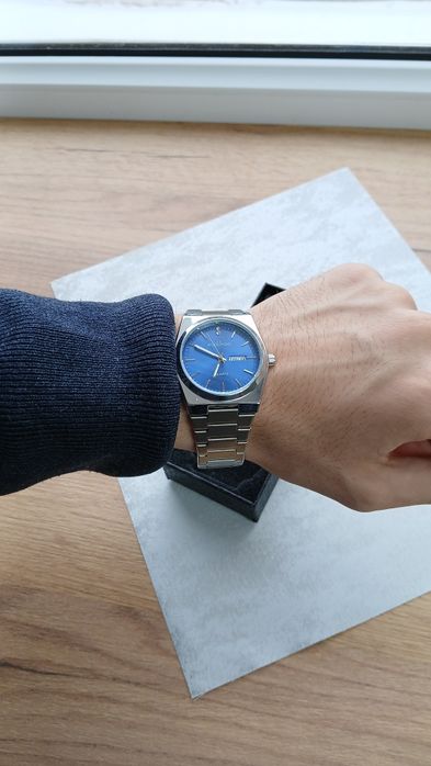 Silver/Blue сағат — стильді сыйлық