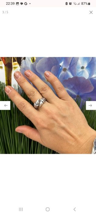 Серебрянное кольцо "Коготь" от ФИТ Россия