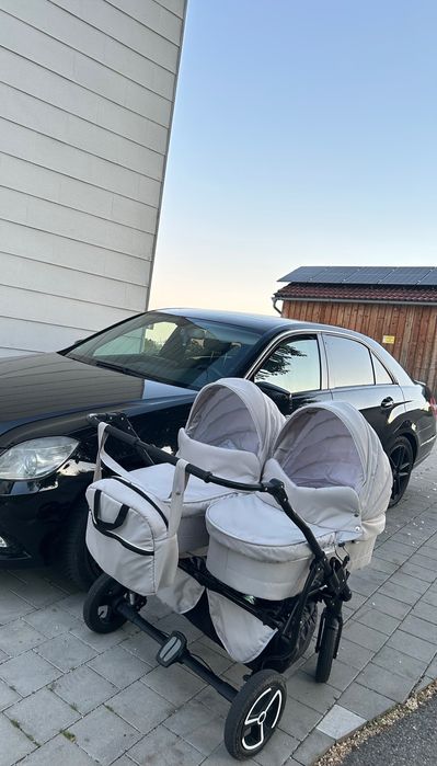 Căruț gemeni 3 in 1