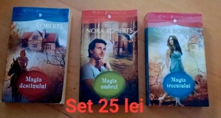 Trilogia Magică - Nora Roberts (3 cărți, Colecția Cărți Romantice)