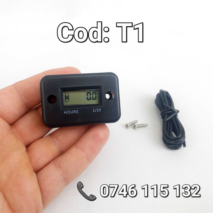 Turometru/Tahometru Pt Motor pe Benzina la Motocicleta ATV AUTO–T1–T2