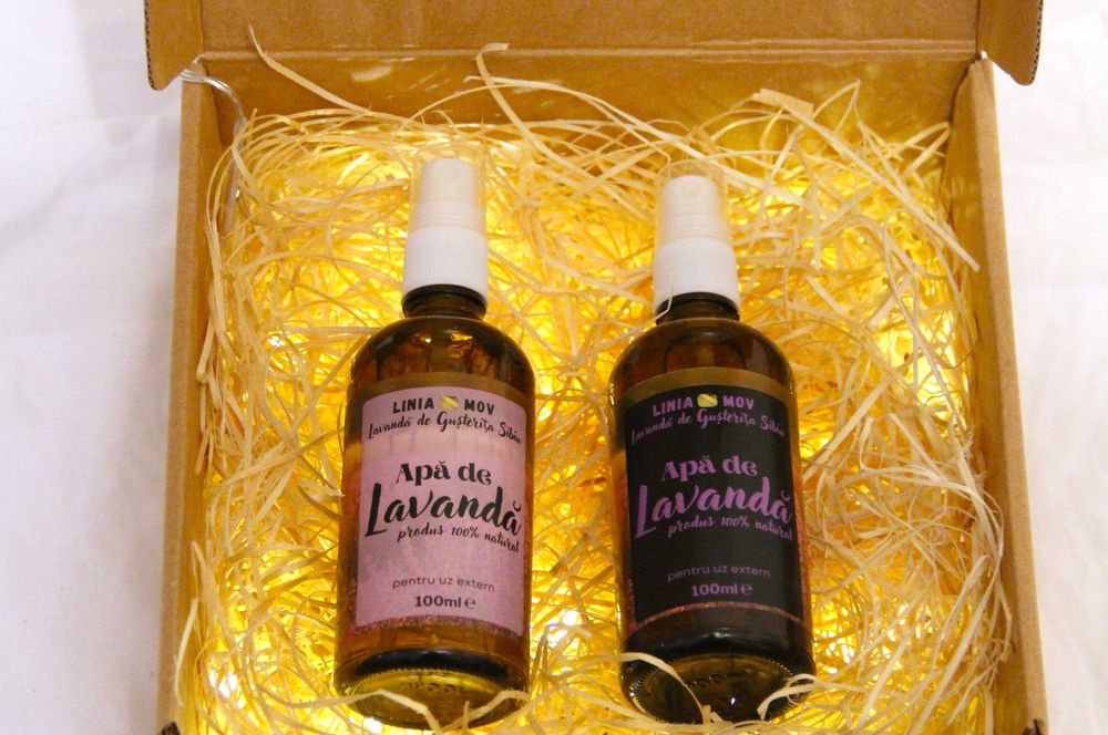 Linia Mov - Pachet Duo Îngrijire: 2 x apă de lavandă (cadou ideal)