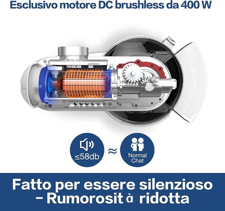 Планетарен миксер Kitchenin 5L 400W кухненски робот за готвене